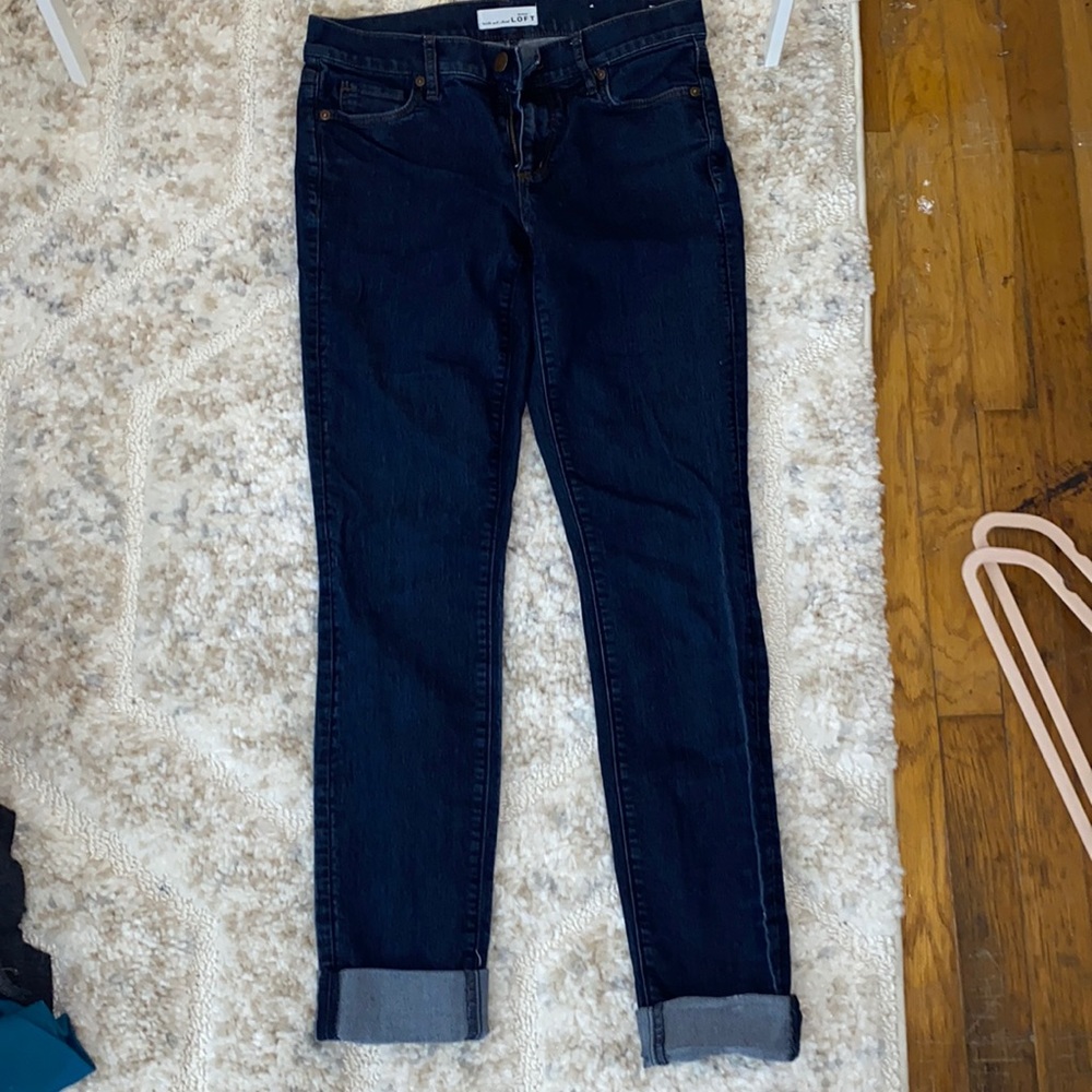 Blue Denim Loft Modern Skinny Jeans